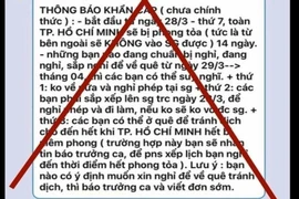 Xác định 10 tài khoản lan truyền sai tin phong tỏa toàn TP.HCM