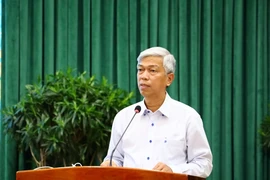 Phó Chủ tịch UBND TP Võ Văn Hoan phát biểu tại hội nghị. Ảnh: TTBC