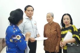 Ông Trần Lưu Quang vẫn tiếp xúc cử tri ở TP.HCM