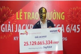 Ngày Thần tài, khách hàng trúng Vietlott 25 tỷ đồng 