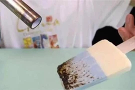 Sốc với kem Trung Quốc không bị chảy khi nung ở nhiệt độ hơn 30 độ C