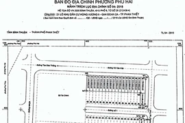 Hủy 15 sổ hồng cấp trái quy định vụ đấu giá đất ở Phan Thiết
