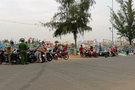 Khu vực phát hiện thi thể nạn nhân.