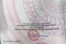 Làm sổ hồng giả với chữ ký của giám đốc đã bị cách chức