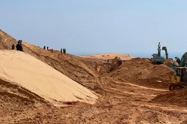 Tìm thấy thi thể công nhân cuối cùng trong vụ sạt lở mỏ titan vùi lấp 4 người
