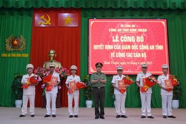 Bình Thuận điều động, bổ nhiệm Trưởng Phòng CSGT và 9 sĩ quan 