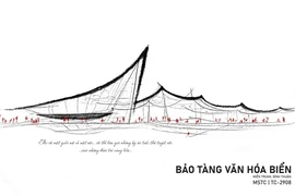 Đồ án Bảo tàng của cô gái dân biển đoạt giải nhất kiến trúc quốc tế