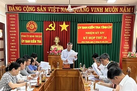 Ủy Ban Kiểm tra Tỉnh ủy Bình Thuận kỷ luật nhiều cán bộ liên quan 6 gói thầu của AIC