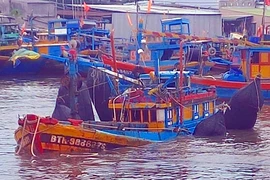 Truy tìm phương tiện va tàu cá Bình Thuận rồi rời đi