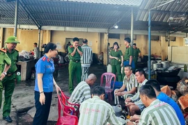 VKSND Bình Thuận kiểm sát bếp ăn 2 trại giam của Bộ Công an dịp Tết Ất Tỵ