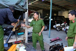 Công an Bình Thuận lập tổ công tác tiếp nhận vũ khí tang vật từ các đơn vị giải thể