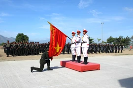 Trung đoàn Cảnh sát Cơ động Nam Trung Bộ bế giảng lớp huấn luyện cho 535 tân binh