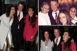 HLV Van Gaal chụp ảnh mừng chiến thắng cùng cầu thủ… Man City