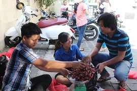 Gần 2 tấn hành tím ủng hộ nông dân được bán hết veo