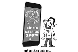 Khách làng chơi bị tiếp viên tống tiền