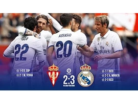 Isco rực sáng, Real Madrid ngược dòng thắng phút 90