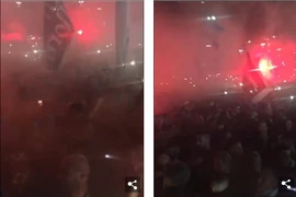 Hi hữu: CĐV Juventus và Napoli lao vào… ôm nhau thắm thiết