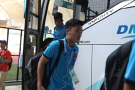 Nóng: Hình ảnh Olympic Việt Nam trên SVĐ Wibawa Mukti