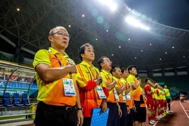 HLV Park Hang-seo cám ơn cầu thủ Olympic Việt Nam