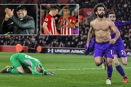 Salah tỏa sáng, Liverpool lội ngược dòng hạ Southampton