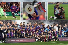 Barcelona lần thứ 26 vô địch La Liga: Ngả mũ trước Messi
