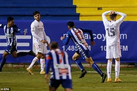 Real Madrid gây thất vọng lớn. ẢNH: EPA