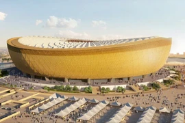 Toàn cảnh sân vận động Lusail có sức chứa 80.000 chỗ ngồi. ẢNH: REUTERS