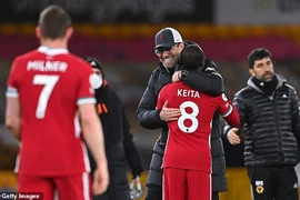 Klopp rất vui sau chiến thắng của Liverpool. ẢNH: GETTY
