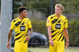 Borussia Dortmund sẵn sàng bán Sancho còn Haaland thì không. ẢNH: GETTY