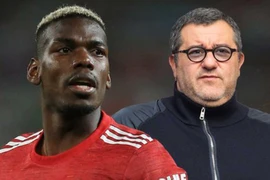 Mino Raiola đòi hỏi mức lương khổng lồ cho thân chủ Pogba. ẢNH: DAILY STAR