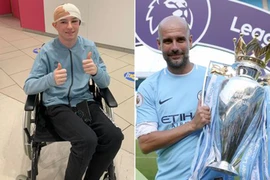 Chàng trai trao cúp Premier League cho Man City: Đầy nhân văn
