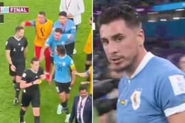 Thúc cùi chỏ vào quan chức FIFA, sao Uruguay đối mặt án phạt lịch sử 