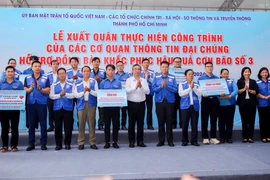 TP.HCM xuất quân thực hiện công trình khắc phục hậu quả cơn bão số 3 