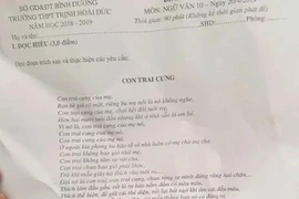 Tranh cãi về bản rap “Con trai cưng” được đưa vào đề thi