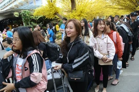 2.500 sinh viên háo hức lên chuyến xe miễn phí về quê đón tết