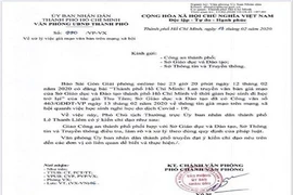 TP.HCM xử lý nghiêm việc giả mạo văn bản trên mạng xã hội