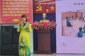 TP.HCM: Giáo viên mầm non thể hiện tài năng