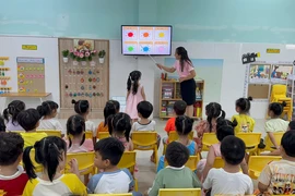 Giáo dục mầm non TP.HCM đẩy mạnh làm quen tiếng Anh