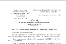 Vụ nghi thịt hết hạn vào trường học: Nhiều trường đổi nhà cung cấp bữa ăn bán trú