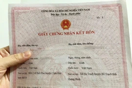 Về nguyên tắc người bị kết án tù giam không bị tước quyền kết hôn. Ảnh: NGUYỄN CHÍNH