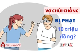 Vợ chửi chồng có thể bị phạt đến 10 triệu đồng