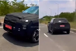 Bắt gặp Hyundai Creta chạy thử trên đường với nhiều chi tiết nổi bật mới