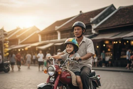 Hiểu đúng về quy định trẻ em ngồi phía trước xe máy