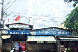 Chợ hoa Đầm Sen tạm dừng hoạt động