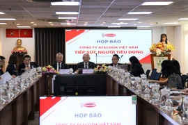 Ban lãnh đạo Acecook Việt Nam tại buổi công bố