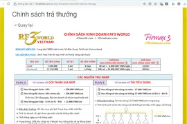 Cảnh báo 1 đơn vị có dấu hiệu kinh doanh đa cấp trái phép