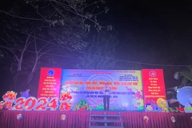 Phòng Văn hóa và Thông tin quận Tân Bình phát biểu. ẢNH: TÚ UYÊN