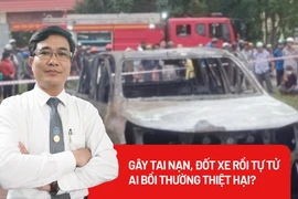 Ai bồi thường trong vụ nghi tự tử nên đốt xe bán tải đi thuê?
