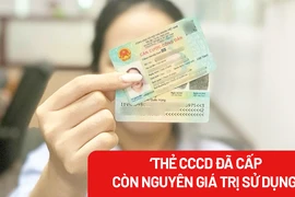 Thứ trưởng Bộ Công an: Thẻ căn cước công dân đã cấp vẫn còn nguyên giá trị sử dụng