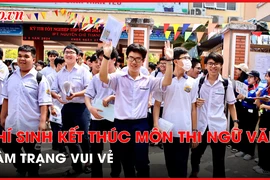 Bùng nổ cảm xúc sau môn thi Ngữ văn, nhiều thí sinh hô to 'trúng tủ'